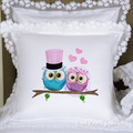 Machine Embroidery Design Bride and Groom Owls - 3 sizes