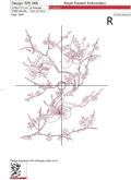 RedWork Spring Butterflies - 4 sizes