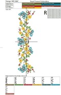 Machine Embroidery Design Butterflies on a branch - 2 sizes