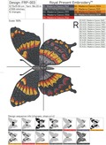 Machine Embroidery Design Butterfly