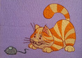 Machine Embroidery Design Cat & Mouse