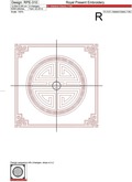 Machine Embroidery Design Chinese traditional pattern - 4 sizes