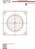 Machine Embroidery Design Chinese traditional pattern - 4 sizes
