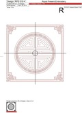 Machine Embroidery Design Chinese traditional pattern - 4 sizes
