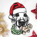 Christmas Labrador Dog - 2 sizes