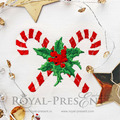 Machine Embroidery Design Christmas Lollipops - 3 sizes
