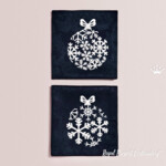 Christmas Balls from snowflakes set - 3 sizes