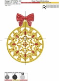 Jewelry Elegant Ruby Christmas Ball - 5 sizes