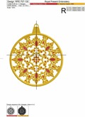 Jewelry Elegant Ruby Christmas Ball - 5 sizes