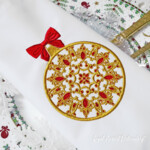 Jewelry Elegant Ruby Christmas Ball - 5 sizes
