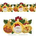 Machine Embroidery Design Christmas border