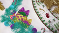 Virid Christmas corner Machine Embroidery Design - 2 sizes