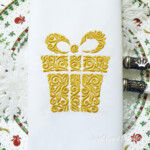 Swirl Christmas gift box - 4 sizes