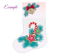 Machine Embroidery Design Christmas tree toy - 3 sizes
