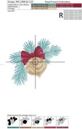 Machine Embroidery Design Christmas tree toy - 3 sizes