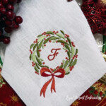 Christmas wreath with red bow - 2 sizes