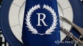 Machine Embroidery Design Circular laurel monogram blank - 2 sizes
