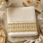 Classic Gold Endless Border Repeat Machine Embroidery Design