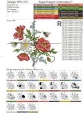 Bouquet Poppy and Daisy flowers - 4 sizes