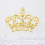 Gold Crown Machine Embroidery Design - 3 sizes