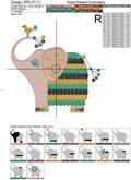 Cute Elephant Machine Embroidery Design - 2 sizes