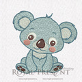 Machine Embroidery Design Cute Koala Bear