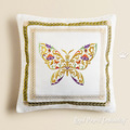 Floral Butterfly Machine Embroidery Design - 3 sizes