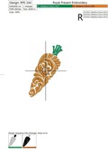 Decorative ornamental carrot