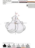 Machine Embroidery Design Doves