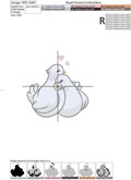 Machine Embroidery Design Doves