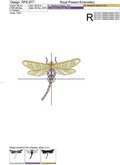 Machine Embroidery Design Dragonfly