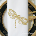 Golden Dragonfly - 4 sizes