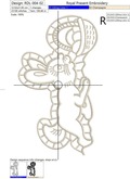 Machine Embroidery Design Easter Bunny Richelieu - 3 sizes