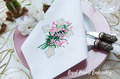 Easter cross with lilies machine embroidery design - 5 sizes