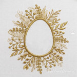 Easter Egg monogram frame