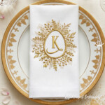 Easter Egg monogram frame