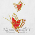Machine Embroidery Design Elegant Butterfly - 2 sizes