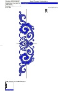 Machine Embroidery Design Elegant Decor - 2 sizes