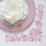 Floral Scrollwork corner - 3 sizes