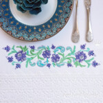 Emerald Bloom Floral Border - 2 in 1