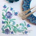 Machine Embroidery Design Emerald corner - 2 sizes