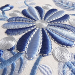 Fantastic blue flowers 3D - 2 sizes