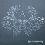 Floral Monogram Frame - 4 sizes