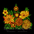 Autumnal Splendor Floral border