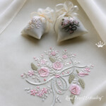 Floral Bouquet with Bow machine embroidery design set- 3 in 1