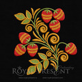Folk Strawberries Machine Embroidery Design - 3 sizes