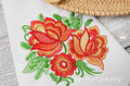Machine Embroidery Design Folk flowers