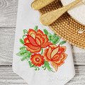 Machine Embroidery Design Folk flowers