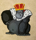 Regal Monkey Majesty in a crown - 3 sizes