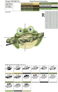 Leafy Perch Frog - 3 sizes